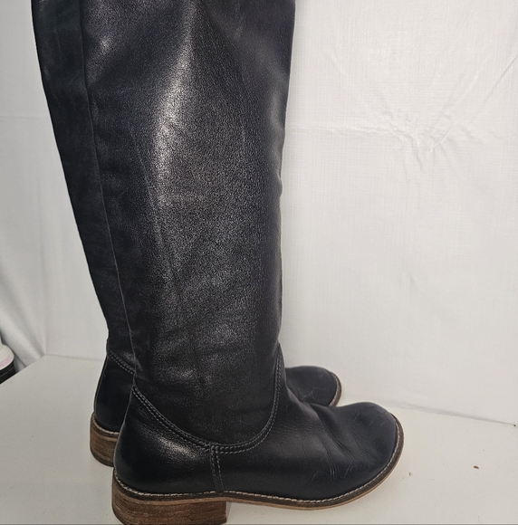 Knee High Boots Leather 8 - Picture 4 of 16